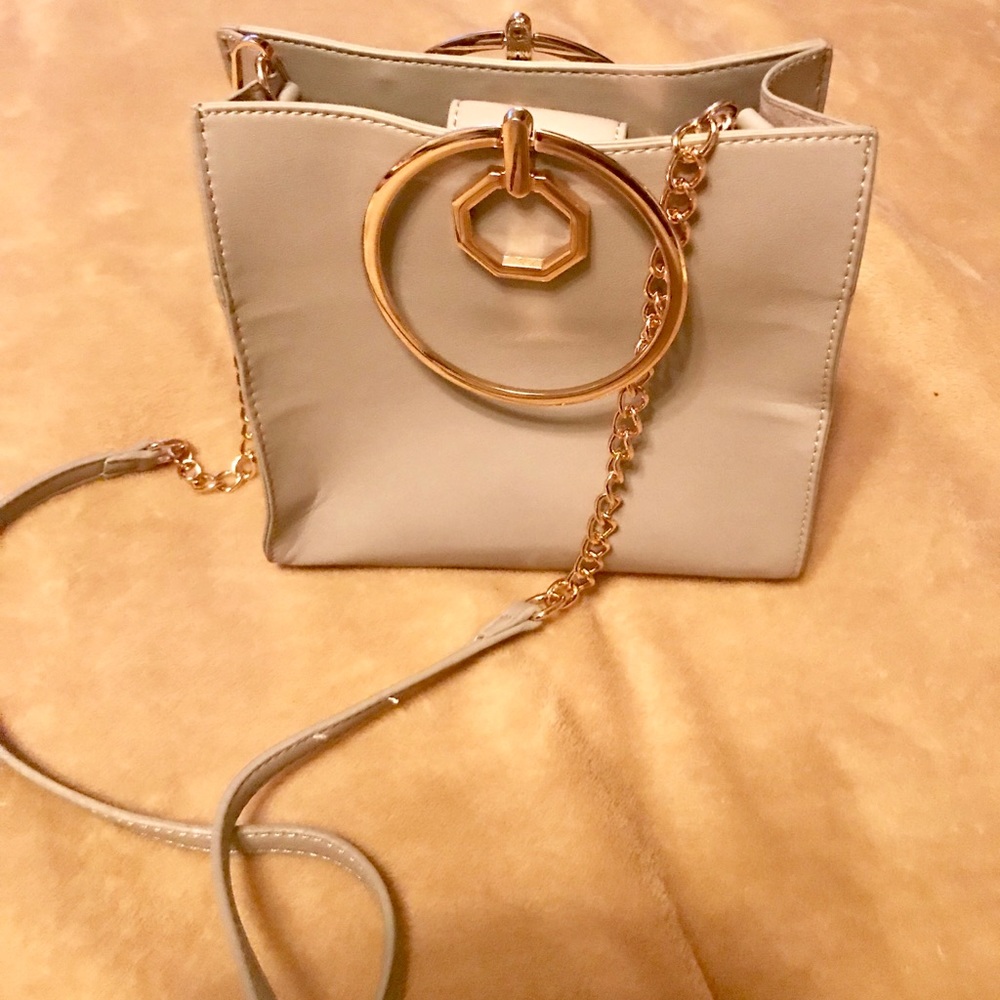 Dream Control chic gray gold bracelet handles bag